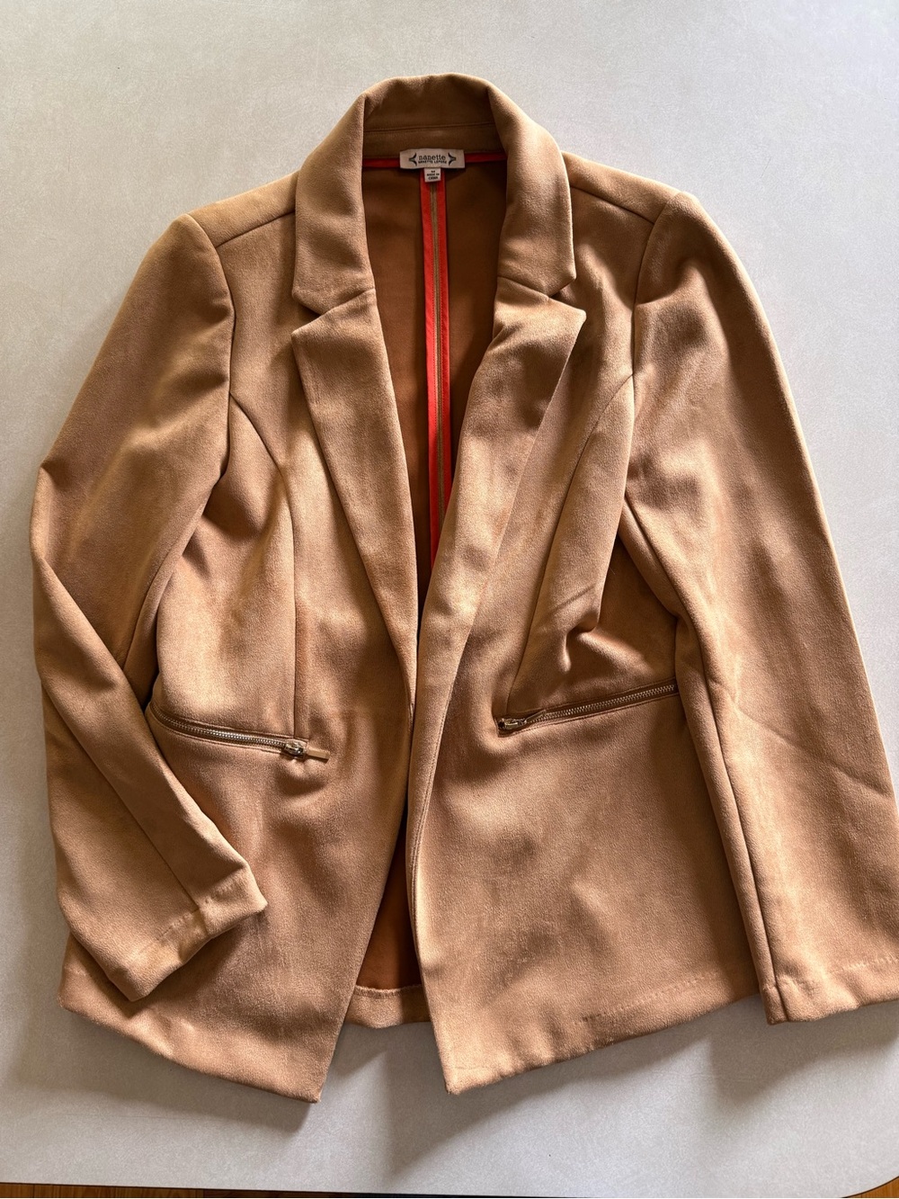 Nanette Lepore Camel Blazer Jacket